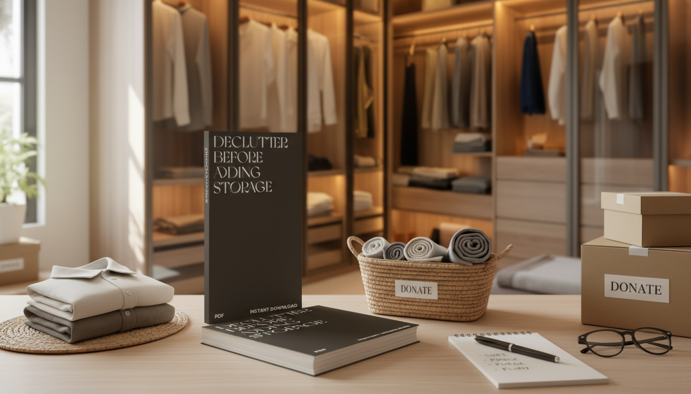 Declutter First, Then Buy Storage: The Storage-Last Plan