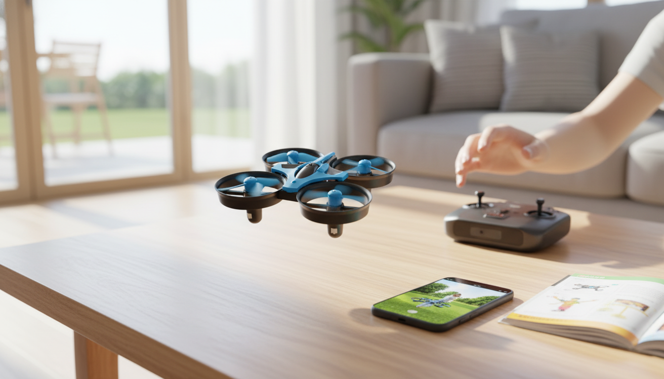 Mini RC Drone: HD Camera, 360° Flips & One-Key Return